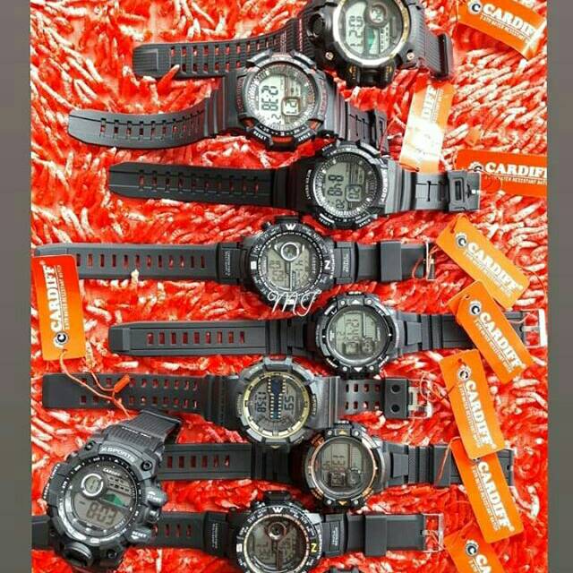 Jam tangan sport Cardiff Water resist