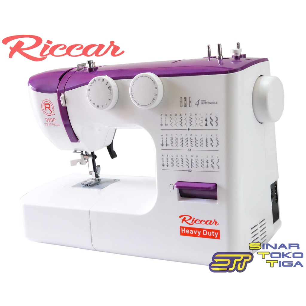 RICCAR 990P HEAVY DUTY MESIN JAHIT TEBAL PORTABLE 990 P / RICCAR 990 P XT