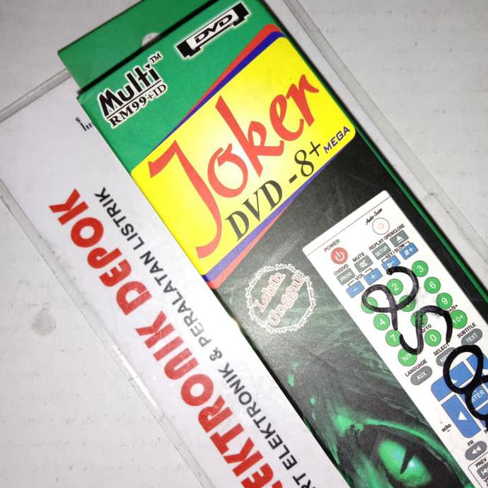 Remote Dvd Universal Multi Joker Untuk Semua Merk Dvd Tanpa Program Pcmelebik54