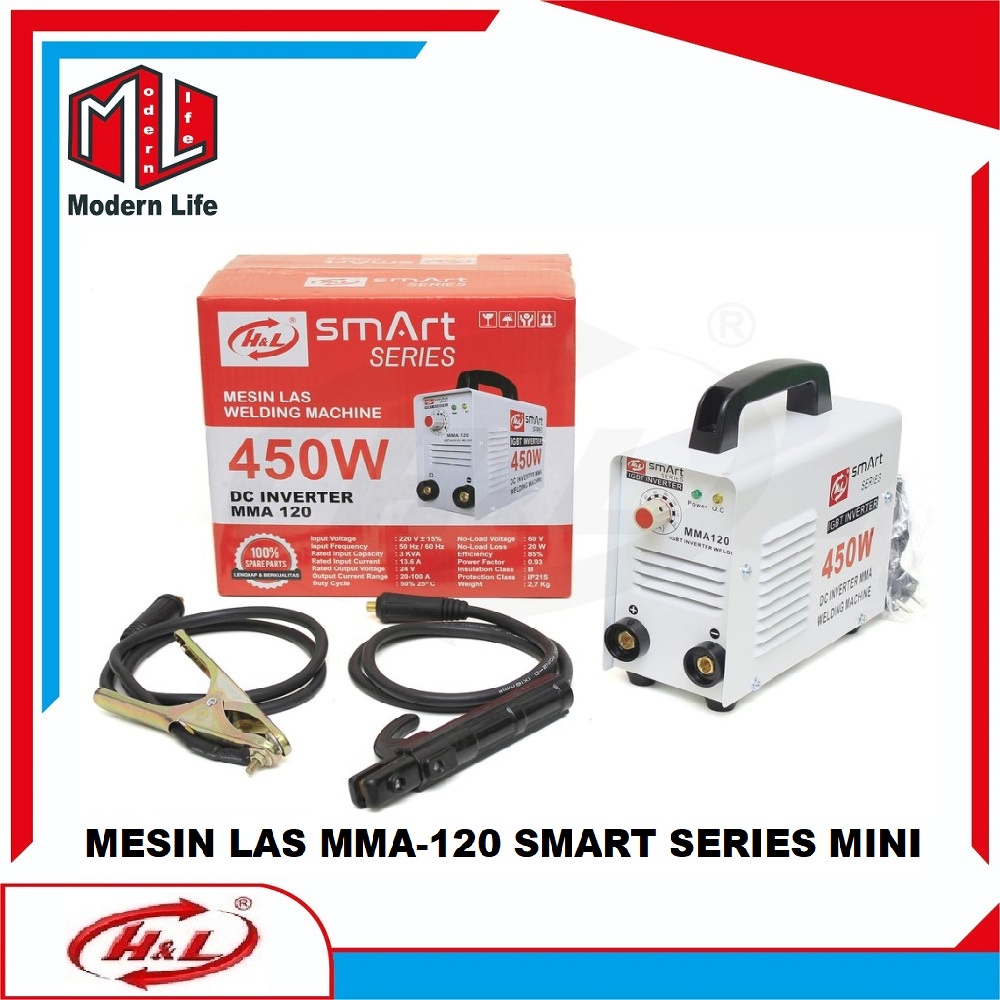 Travo Las Inverter Listrik MMA 120 Smart H&amp;L Series 450 Watt