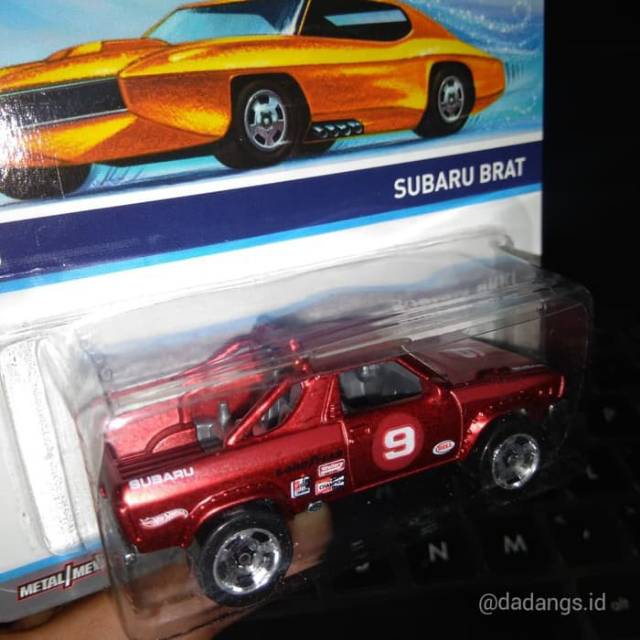 Subaru Brat Red Cool Classic Thailand Base Besi Jago Balap Track Mattel Hw Hot Wheels Rare Jdm Truck