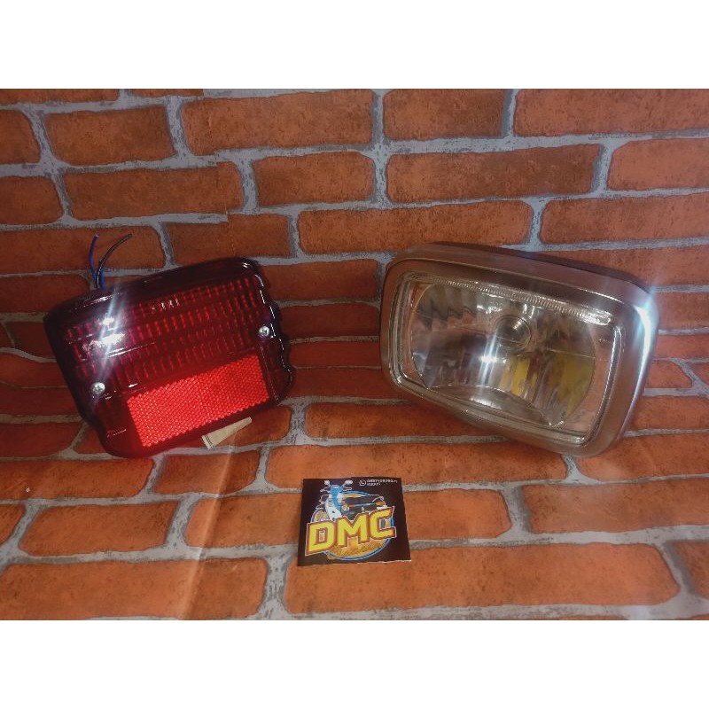 Reflektor lampu depan honda win 100 dan stopan honda win 100