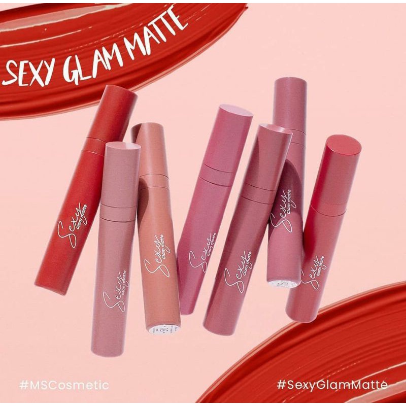 Sexy Glam Matte / Lipstik Ms Glow