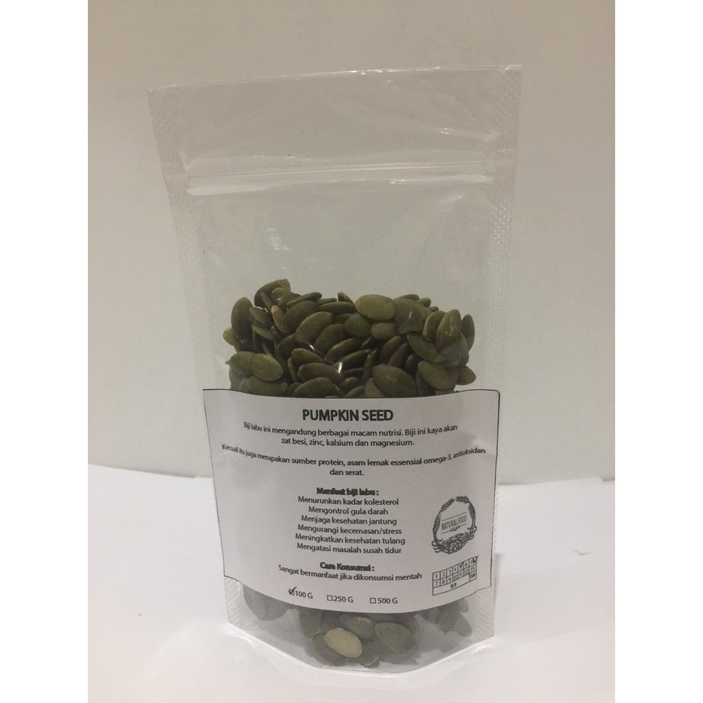 

Pumpkin Seed (Biji Labu) Oven 100 gr