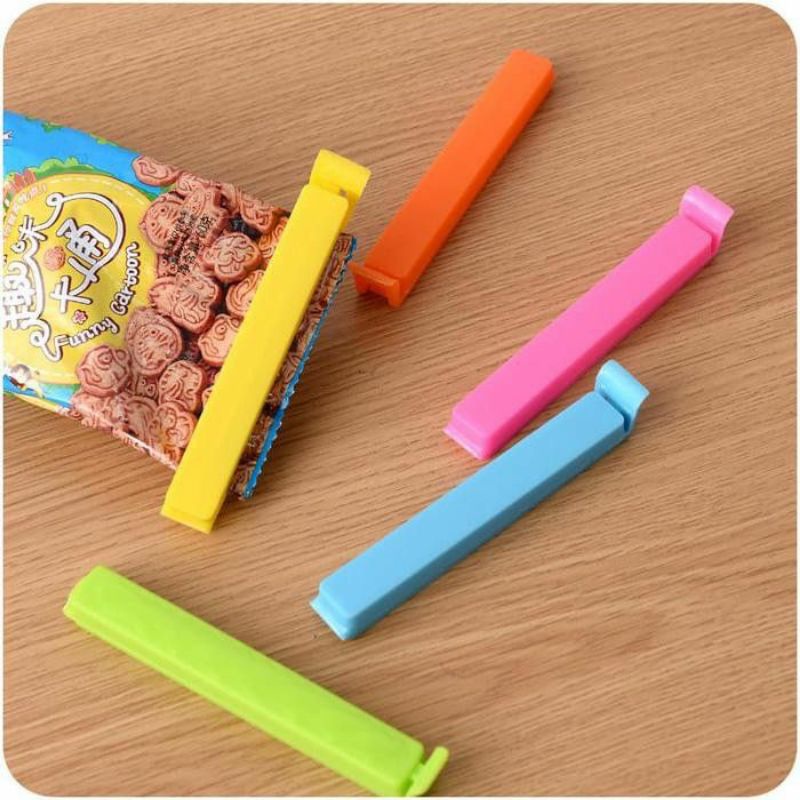 Clip Food Penjepit Plastik Bungkus Makanan Klip Sealing Snack Sealer Segel Jepit Ringan Cemilan