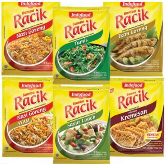 

Racik Sop / Sayur Lodeh / Racik Sayur Asem / Tumis / Ikan Goreng / Racik Nasi Goreng / Ayam Goreng