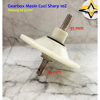 Gearbox Mesin Cuci Sharp Lama / Gearbox Mesin Cuci Sharp Gerigi 10