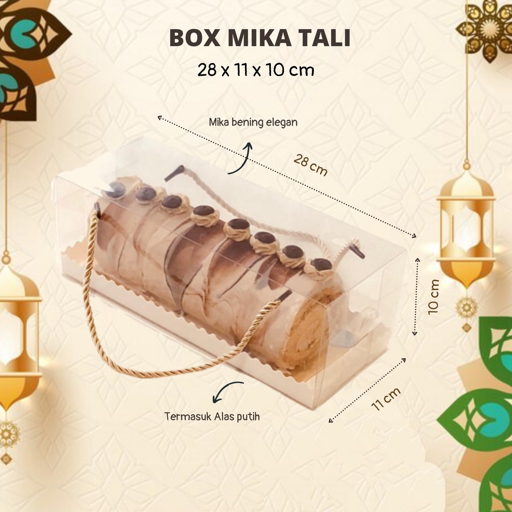 

Box Mika Tali 28 x 11 x 10 cm / Box bening