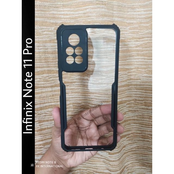 Anti shock Fuze Case infinix Hot 8/ Hot 10S/ Hot 10 Play/ Hot 11 Shockproof Case Acrylic