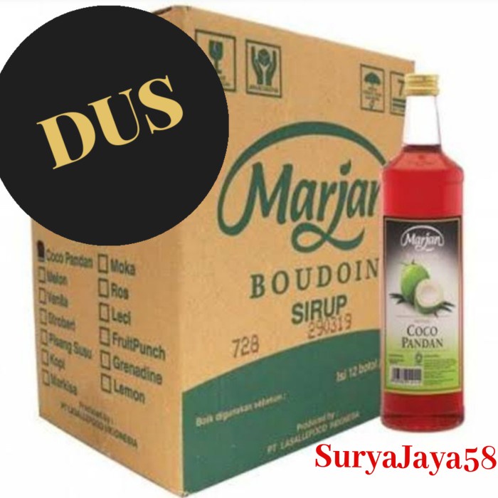 

SIRUP- CUCI GUDANG ! SIRUP MARJAN MURAH COCOPANDAN| READY 5 DUS AJA -SIRUP.