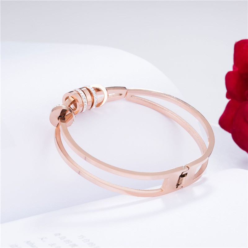 [NEW] Gelang Wanita Aksesoris Titanium Korea Trend Masa Kini Cocok Hadiah Elegant GK082