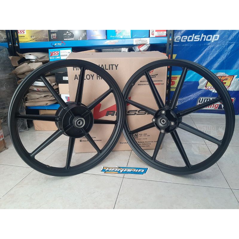 Velg pelek vrossi palang 8 jupiter z mx f1zr rx king vega dll hitam murah