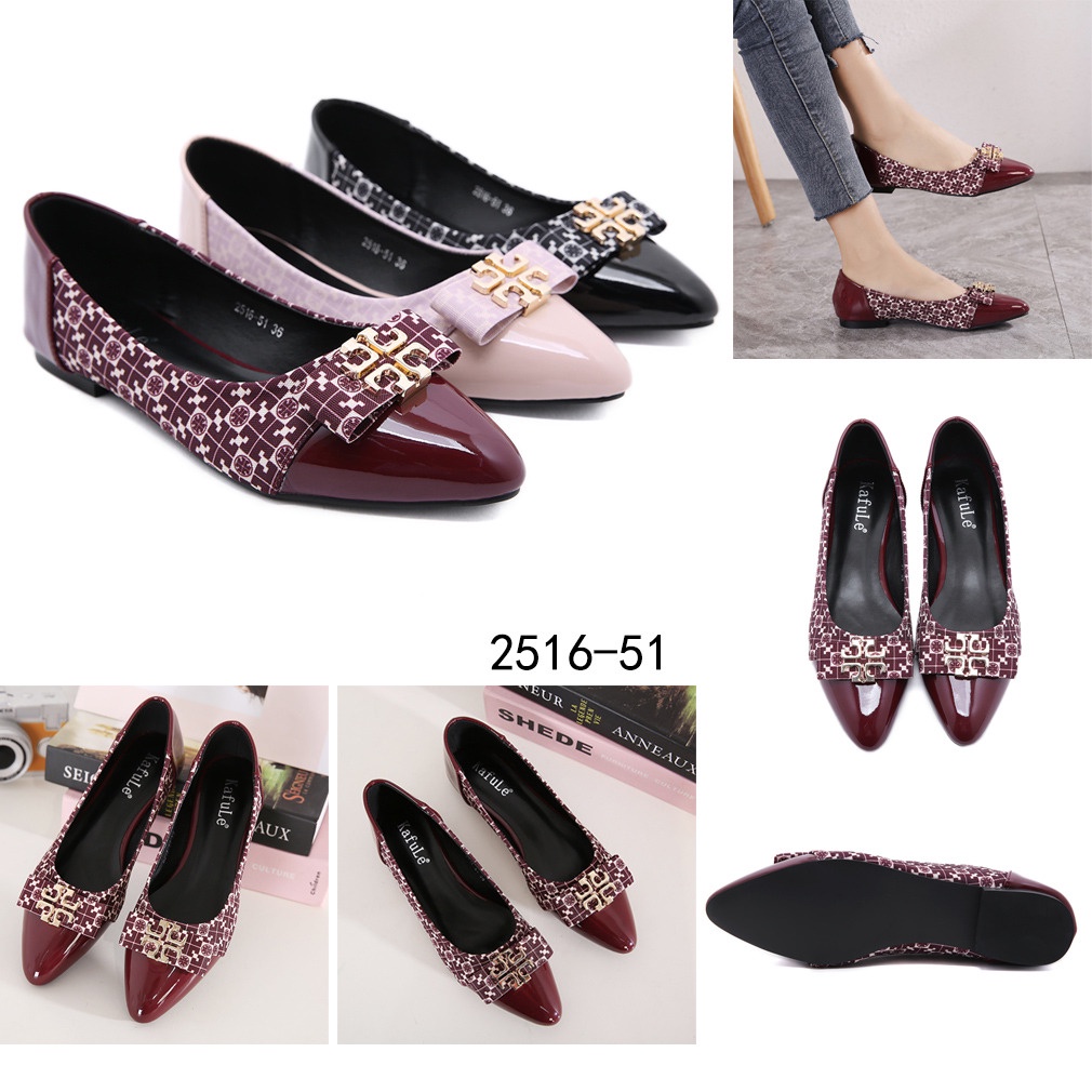 TB X KAFULE Cap Toe Ballet Flat Shoes #2516-51