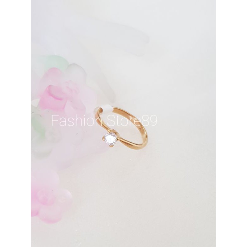 ready import Cincin bestseller titanium silver ring kecil simple emas nikah tunangan halal antikarat