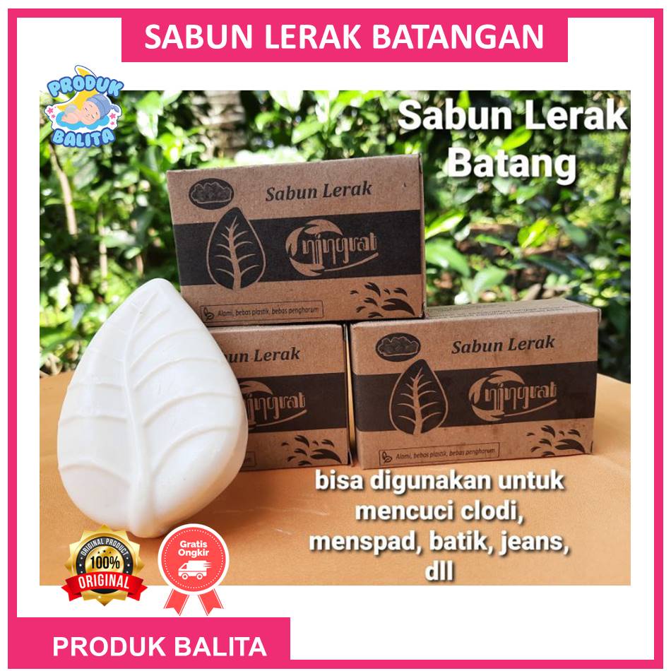 Ningrat Sabun Lerak Batang Sabun Cuci Clodi Sabun Cuci Menspad Sabun Lerak Ningrat Batangan