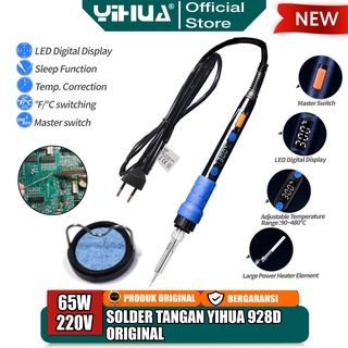 Jual Yihua D Solder Tangan Listrik Soldering Iron W Adjustable Temperature Suhu Layar Lcd