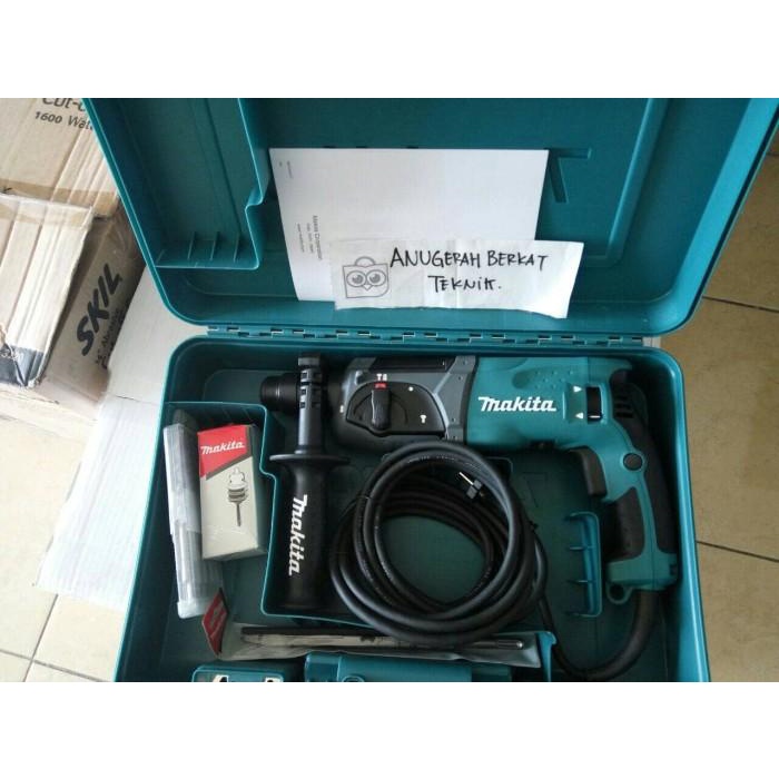 Makita Hr 2470 Mesin Bor Listrik Beton/Tembok Drill Set Komplit Makita