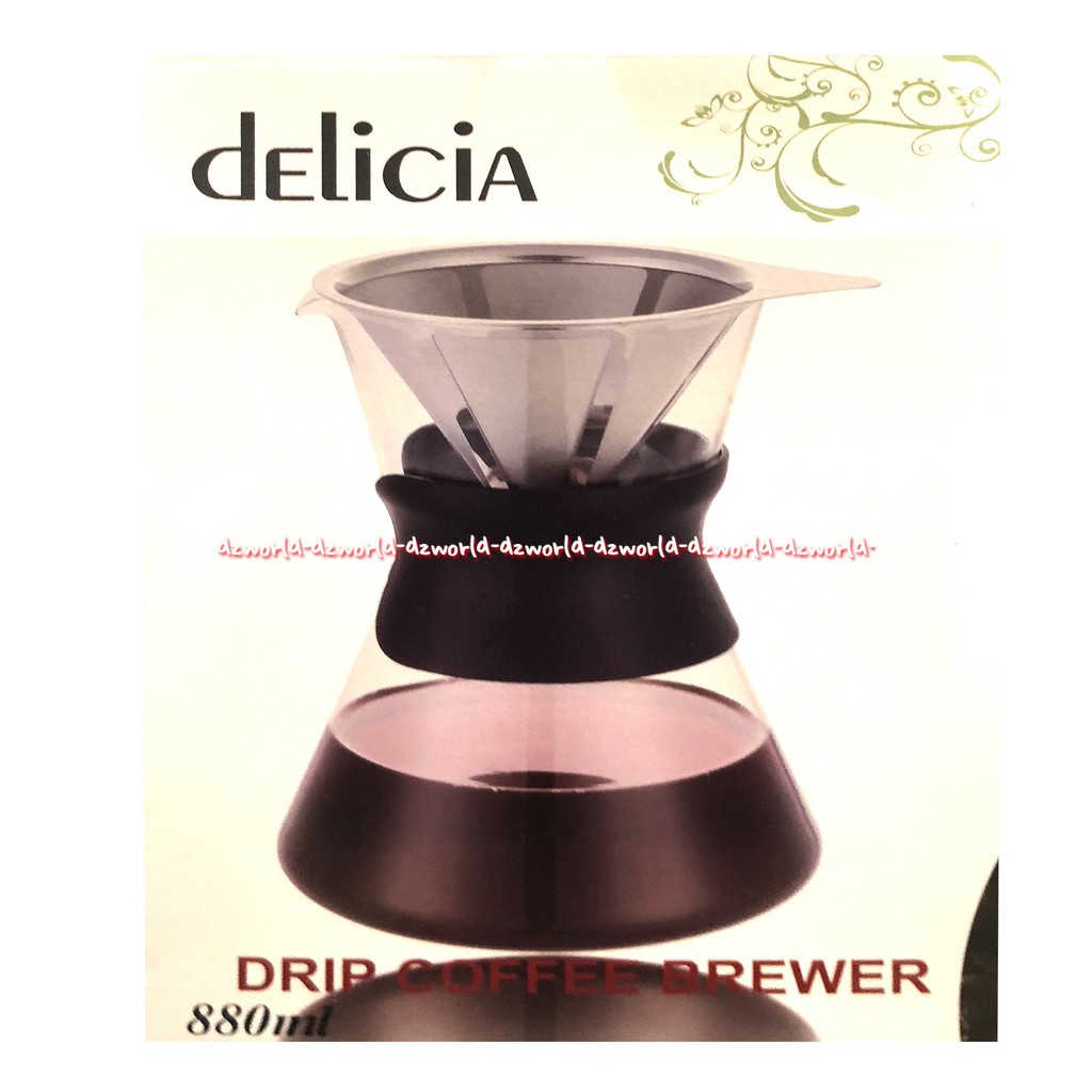 Delicia Drip Coffee Brewer 880ml Alat Penyaring Kopi Manual