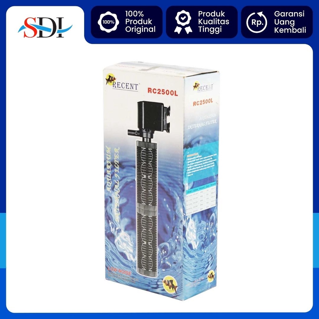 POMPA DAN INTERNAL FILTER AQUARIUM AA 2500L 1400L/H