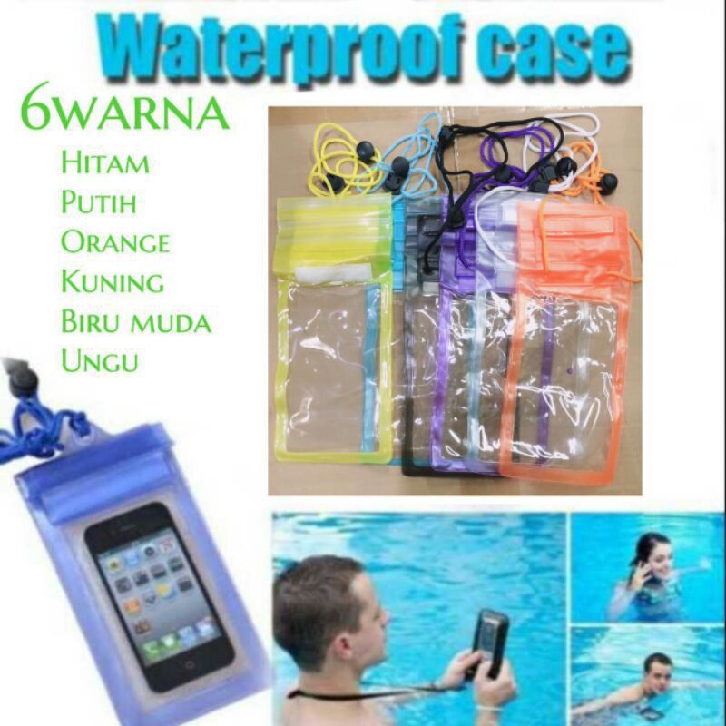 WATERPROOF CASE XL / WATERPROOF XL /SARUNG HP ANTI AIR XL