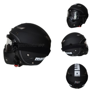 Download Helm Retro Bogo Sni Jpn Kawai Momo Black Doff Goggle Masker Shopee Indonesia PSD Mockup Templates