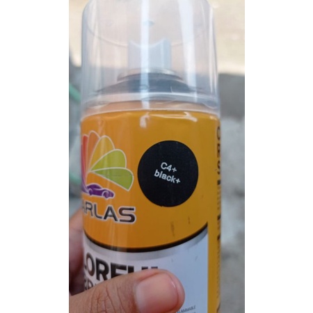 carlas C4 Black mate Hitam dop spray rubber paint cat karet semprot