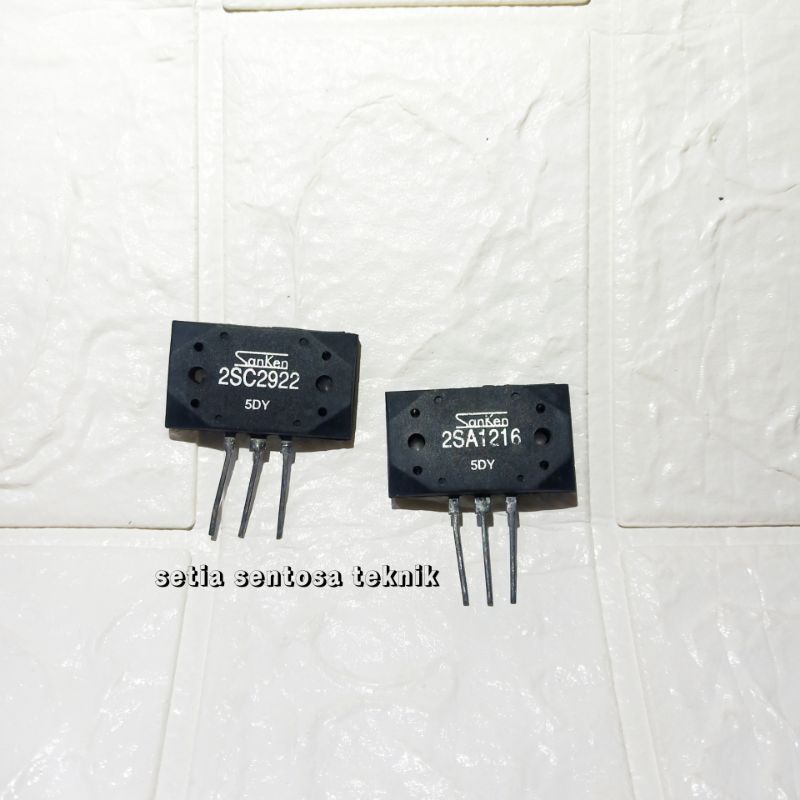 Transistor Sanken 2SC2922 2SA1216 5DY SET