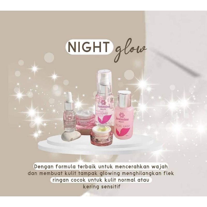 Skincare Justmine Beauty (Night glow)
