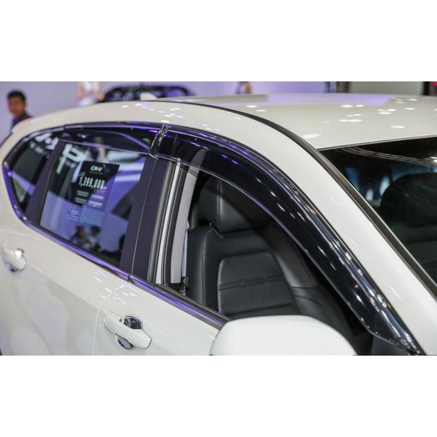 Talang Air Door Visor HONDA CRV Turbo 2017 - 2022 Injection List Chrome