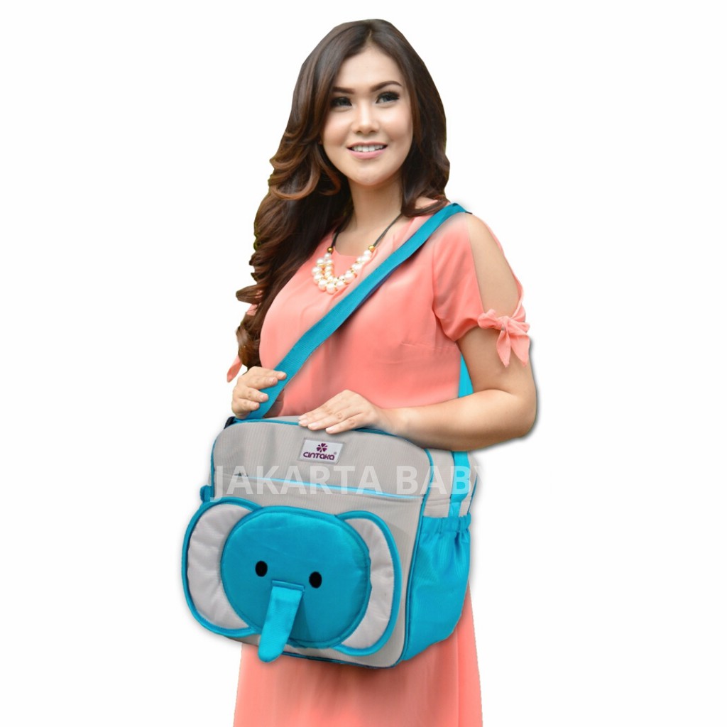 TAS BAYI MEDIUM SERI GAJAH SAKU APLIKASI CINTAKA TCT2251