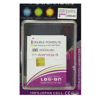 Batre Baterai Double Power IC Log-On ANDROMAX R