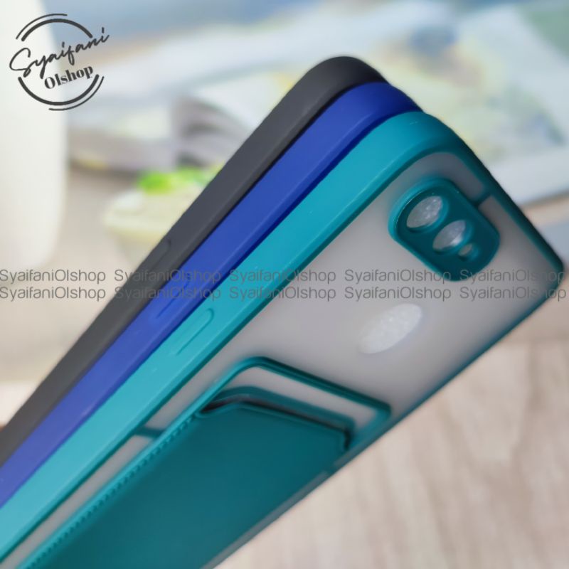 Card Case Oppo F9 / F9 Pro / CPH1823 / CPH1881 / CPH1825 Case Slot Kartu + Protection Camera