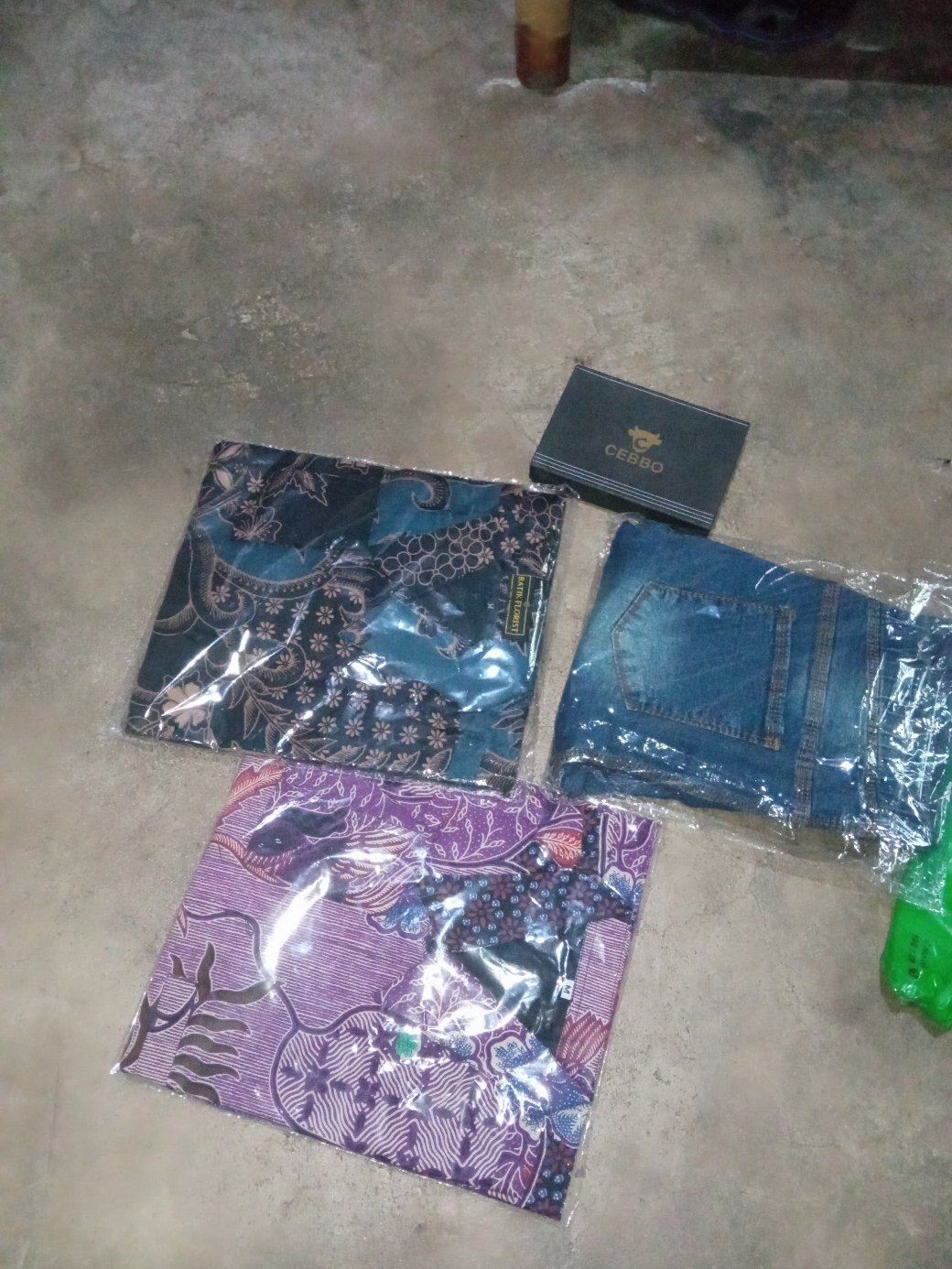 Proboseto Biru Kemeja Batik Pria Full Furing Bahan Katun Cabut Primisima