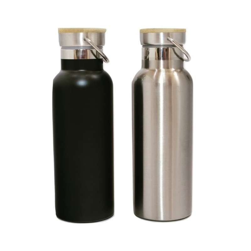 LT- [450GR] Termos Tutup Bambu H599-1 / Thermos Stainless Steel Tahan Panas