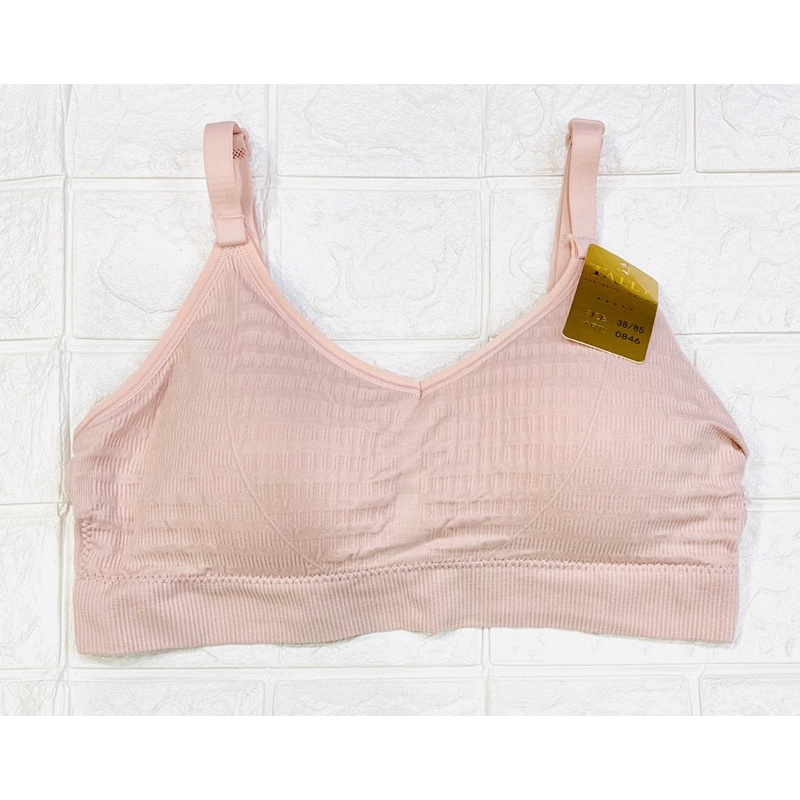 BH | Bra Bahan Rajut TALLY 0846 Tanpa Kawat dan Busa Sedang Lepas Pasang