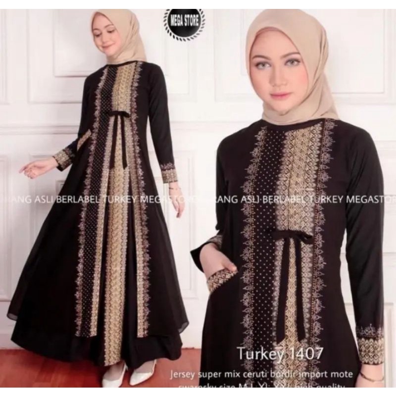 Abaya Turki// abaya mewah//gamis abaya murah