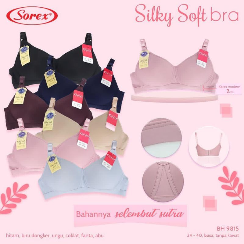 Bra Sorex 9815|Bra sorex tanpa kawat kait 3