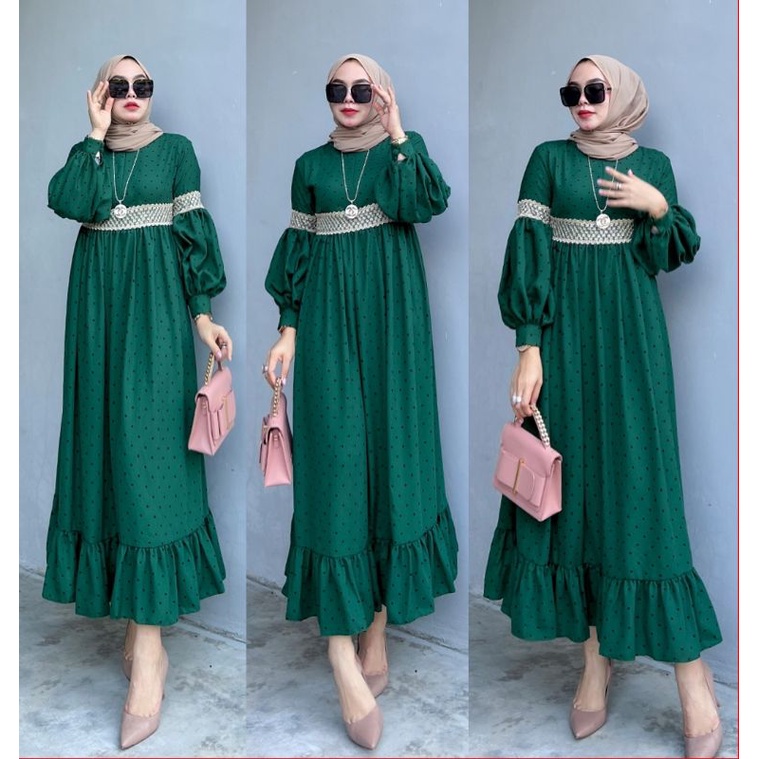 Kimiko Midi Dress Polkadot  Jotol BY NPH