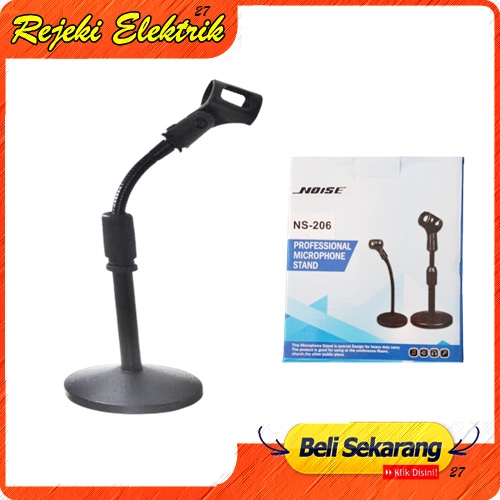 Tiang Mic / Stand Mic / Microphone Stand NOISE NS-206 - Tiang Mic Meja