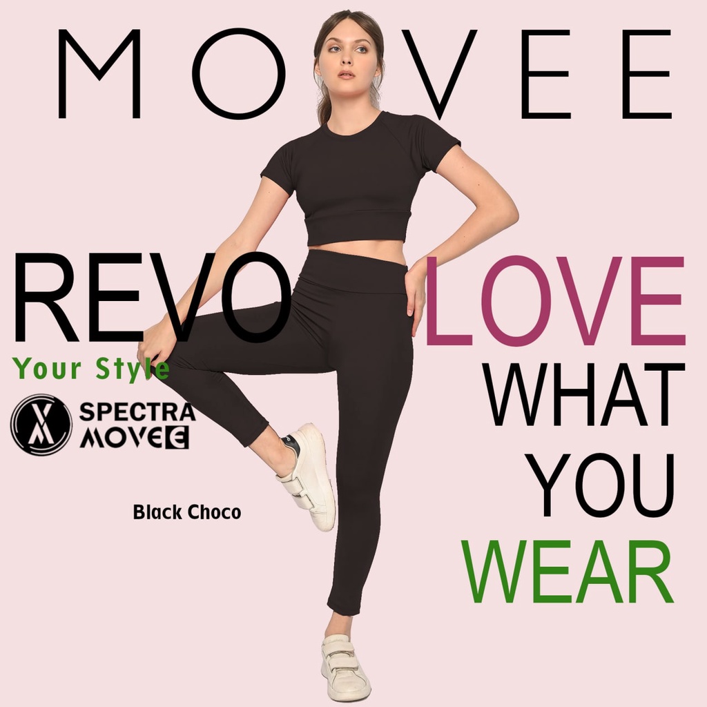 HOT DEALS Setelan senam merah REVO SET baju senam merah kaos olahraga merah celana olahraga wanita