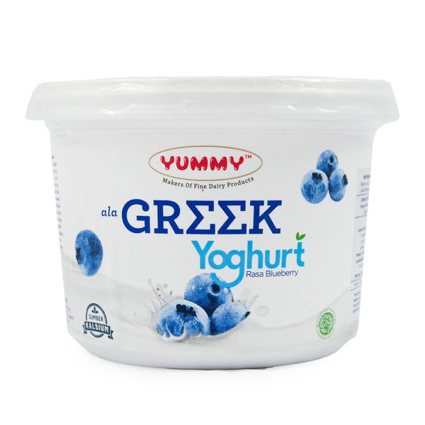 

YUMMY YOGHURT GREEK BLUEBERRY 500GR