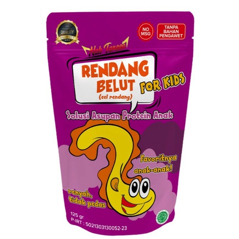 

Rendang Belut For Kids 125gr Rendang Tidak Pedas Untuk Anak Non MSG