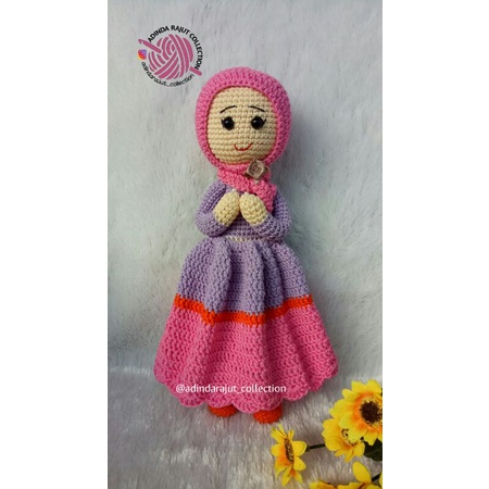Boneka Hijab Boneka Cantik Berhijab Boneka Rajut