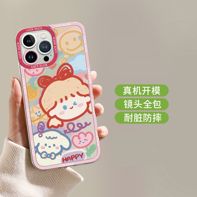 Soft Case Motif Kartun Untuk Apple x 13 12 11pro x xsmax xr 7 7p