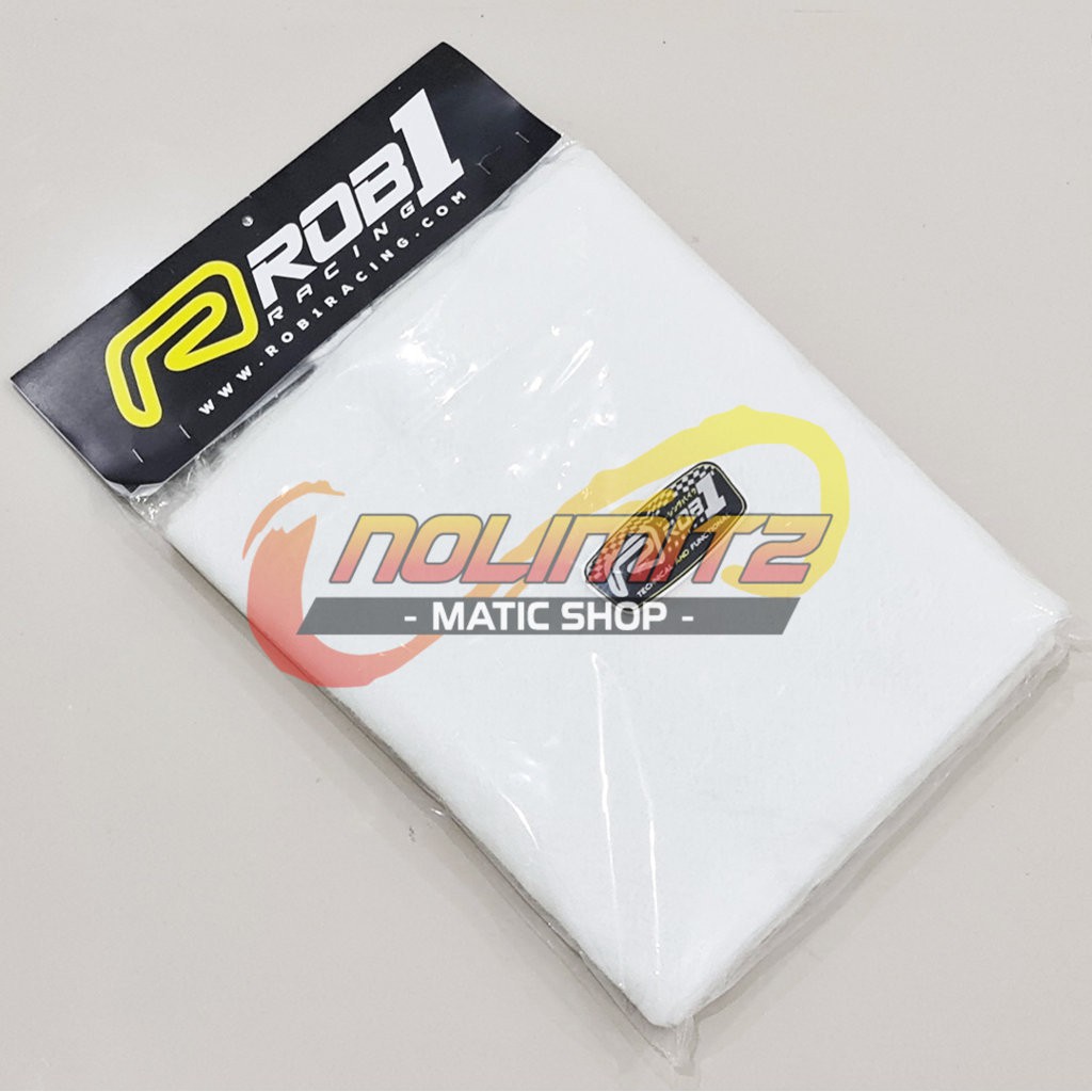 Glasswool Gaspul Peredam Knalpot ROB1 Racing Universal 100x80cm