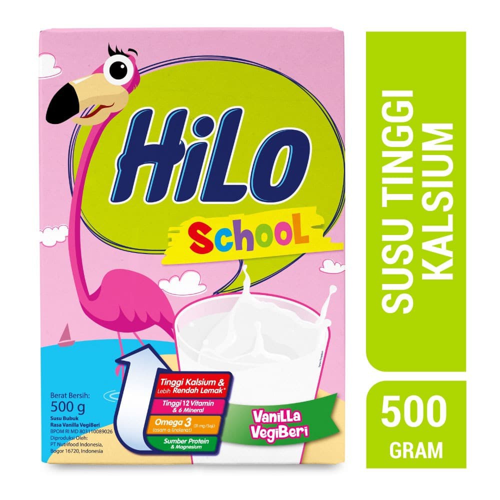 

PROMO HILO SCHOOL VANILLA VEGIBERI 500GR - SUSU TINGGI KALSIUM TERMURAH