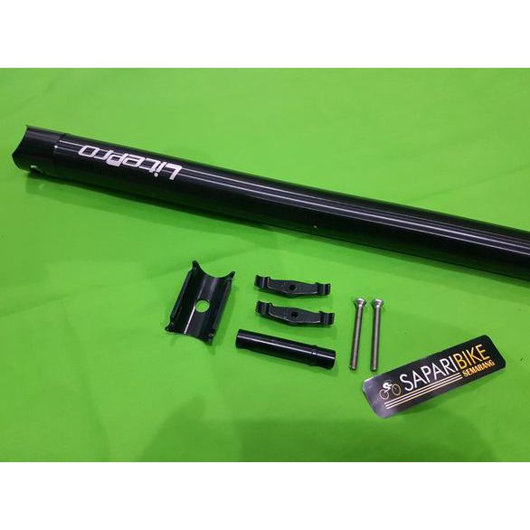 Seatpost Litepro seli 33.9 mm x 600 mm Bahan Alloy tipe 1 33.9mm tiang saddle sadel sadle sepeda lipat folding bike alloy alumunium