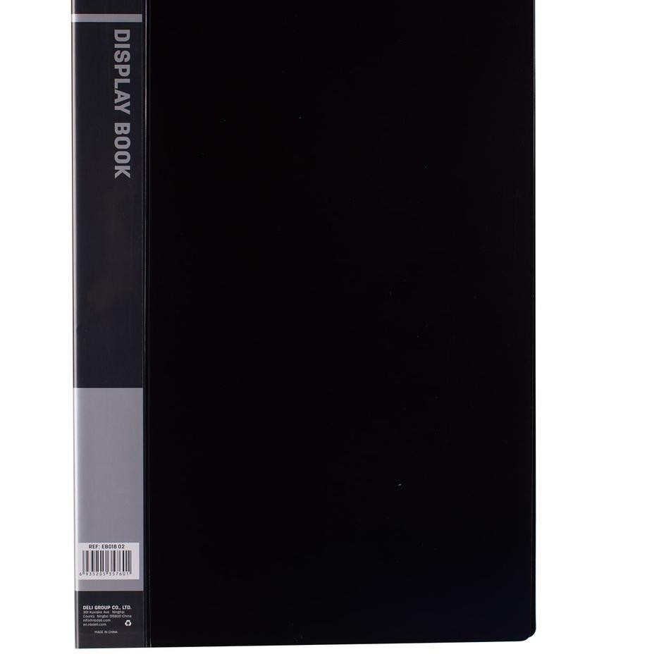 

PROMO!! Deli Display Book Clear Holder Seri Rio FC 60 halaman Cover Plastik PP yang kuat warna cerah