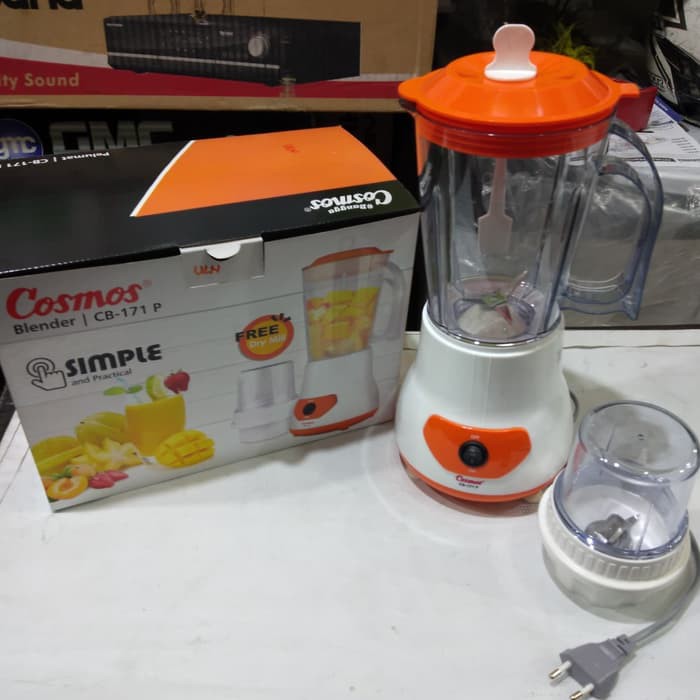 PROMO !! Blender COSMOS Plastik CB-171P Kapasitas 1Liter Blander Juicer Bandel Murah Berkualitas