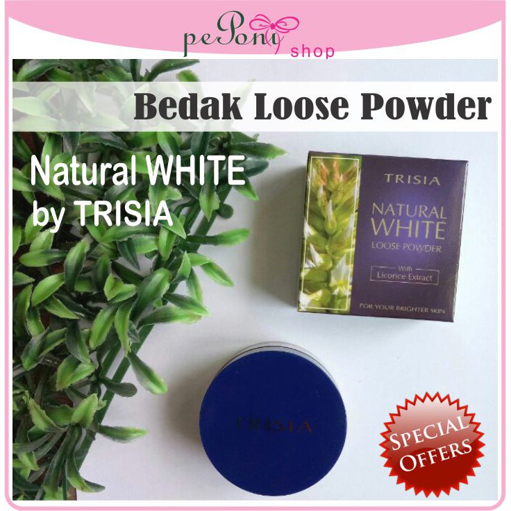 Bedak Wajah Loose Powder Natural Whitening by TRISIA